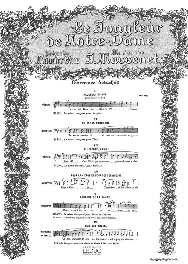 Air de Le Jongleur No.5 - Larmes et Sourires